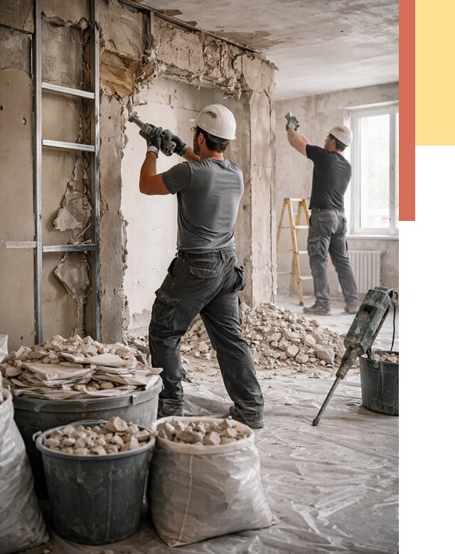 Демонтажные работы в грозном от 2770 руб. — услуги и цена под ключ | ОТДЕЛОЧНИК-Грз