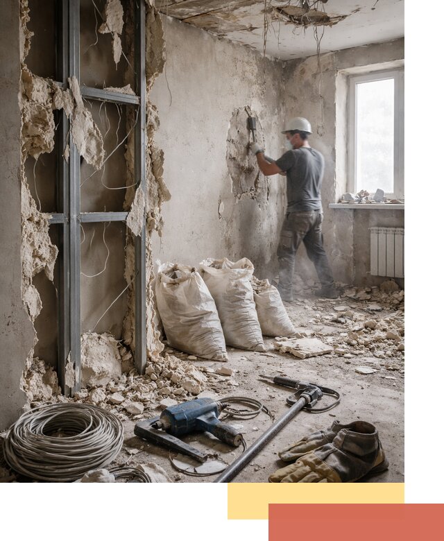 Профессиональный демонтаж зданий и конструкций в грозном