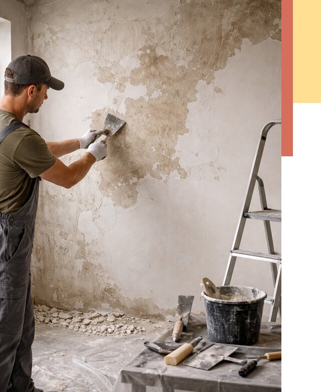 Снятие старой шпаклевки в грозном от 1898 руб. — быстро и недорого | ОТДЕЛОЧНИК-Грз