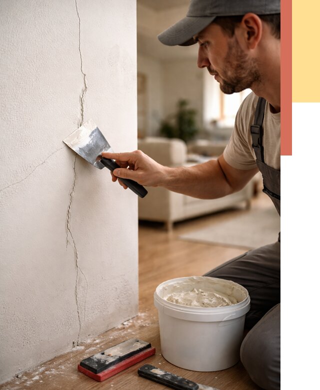 Заделка трещин и сколов в грозном от 2514 руб. — быстро и недорого | ОТДЕЛОЧНИК-Грз