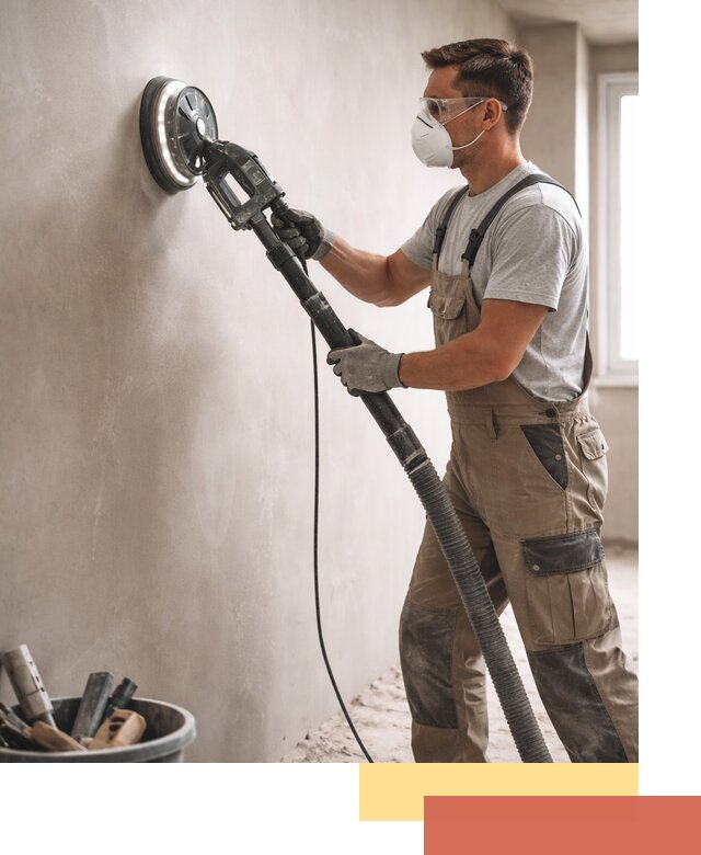 Профессиональная шлифовка стен в грозном быстро и качественно