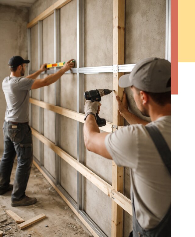 Устройство обрешетки под панели в грозном от 2155 руб. — монтаж под ключ | ОТДЕЛОЧНИК-Грз