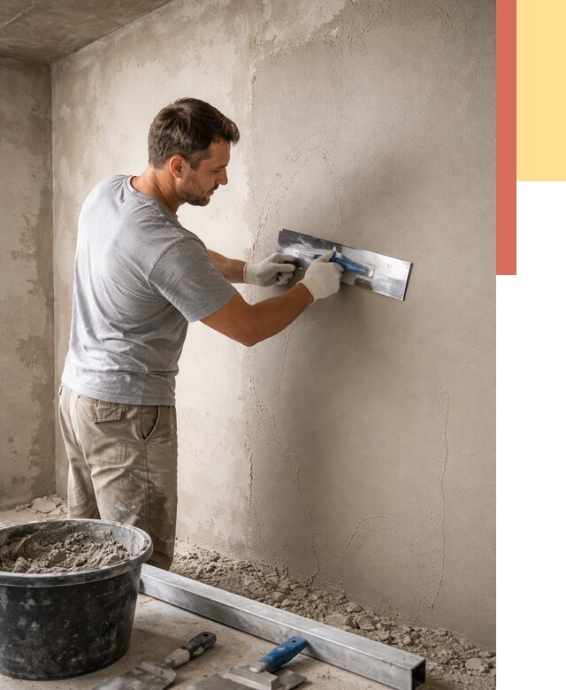 Штукатурка стен без маяков в грозном от 7388 руб/м2 — услуги и цена | ОТДЕЛОЧНИК-Грз