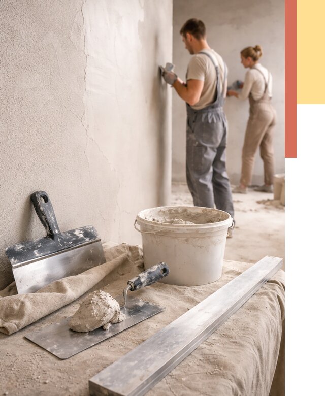 Штукатурка стен гипсовая в грозном от 4617 руб/м2 — быстро и недорого | ОТДЕЛОЧНИК-Грз