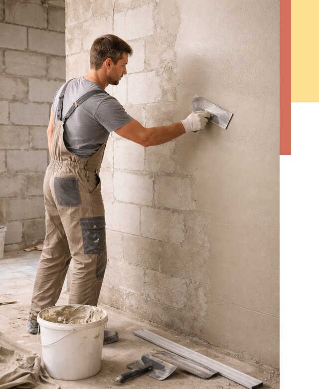 Штукатурка стен из газобетона в грозном от 2155 руб./м2 — быстро и недорого | ОТДЕЛОЧНИК-Грз