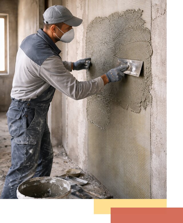 Штукатурка стен по сетке в грозном под ключ качественно и быстро