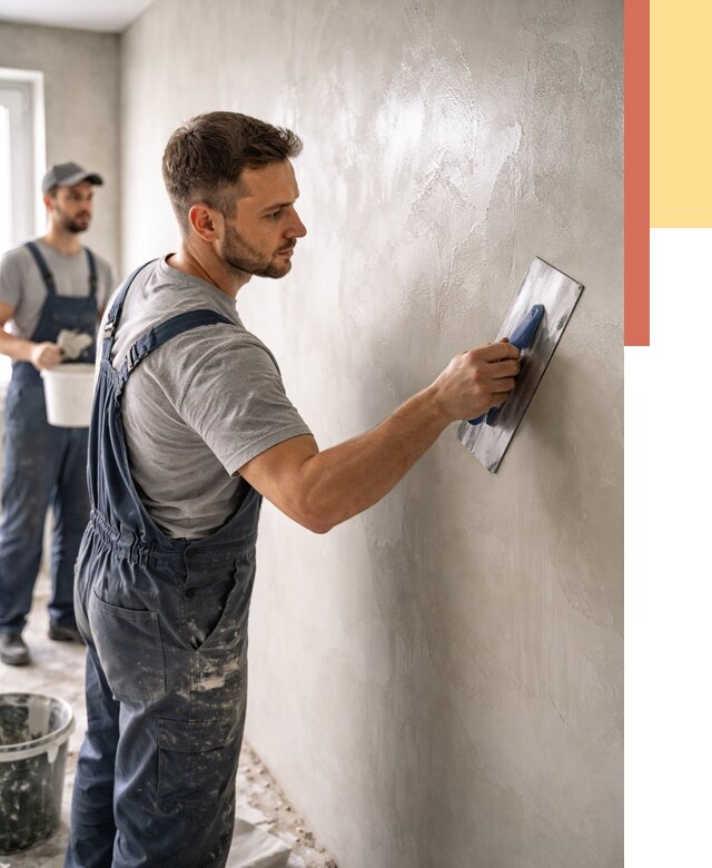 Глянцевание штукатурки стен в грозном от 7696 руб. — услуги и затирка | ОТДЕЛОЧНИК-Грз