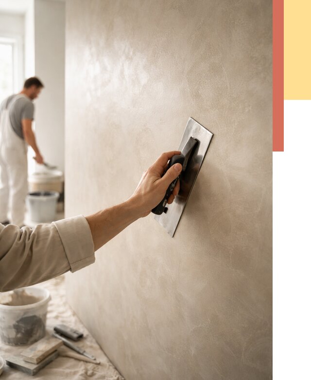 Венецианская штукатурка в грозном от 3591 руб/м² — нанесение стен под ключ | ОТДЕЛОЧНИК-Грз