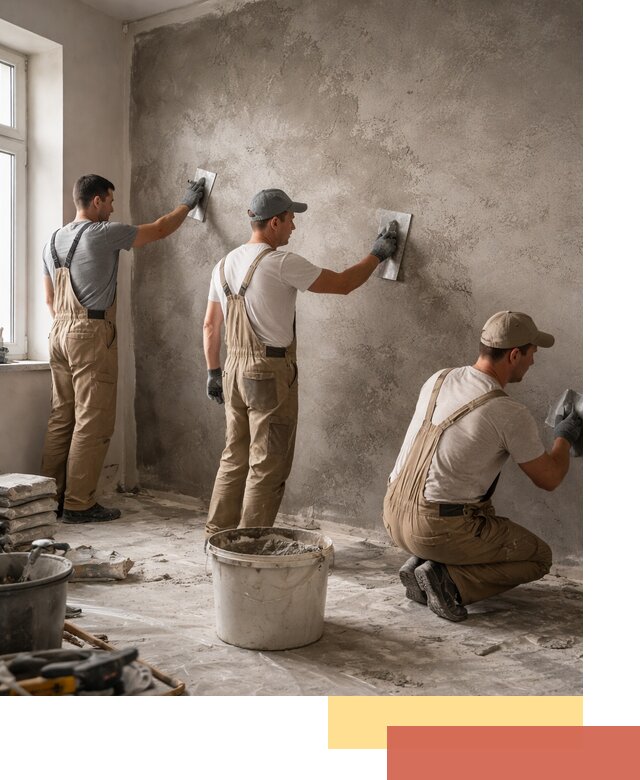 Декоративная штукатурка под бетон в грозном для стен и потолков