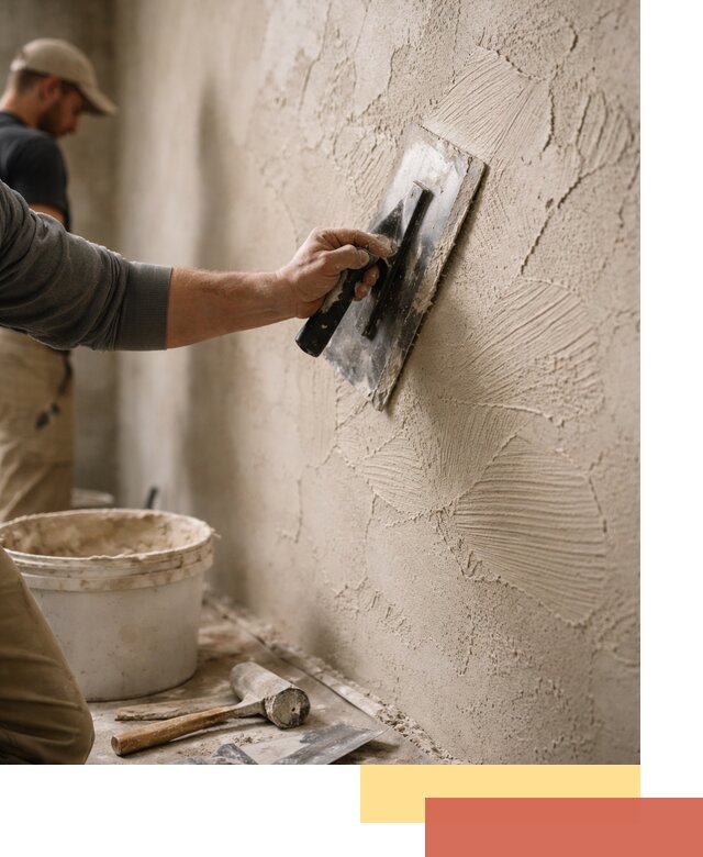 Фактурная штукатурка стен в грозном — монтаж, отделка, реставрация