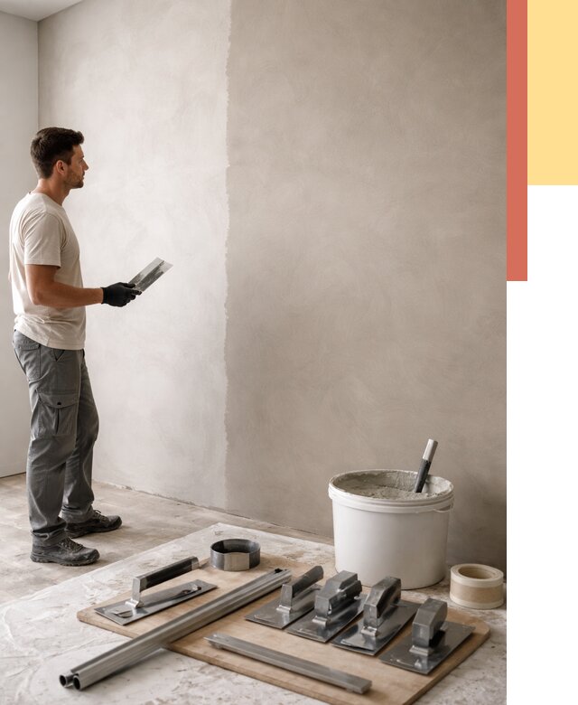 Нанесение микроцемента на стены в грозном от 3284 руб./м2 под ключ | ОТДЕЛОЧНИК-Грз