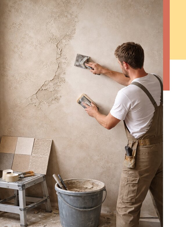 Ремонт декоративной штукатурки в грозном от 4617 руб. под ключ | ОТДЕЛОЧНИК-Грз