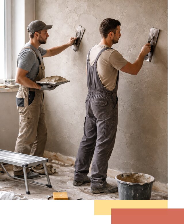 Ремонт декоративной штукатурки и восстановление фактуры в грозном