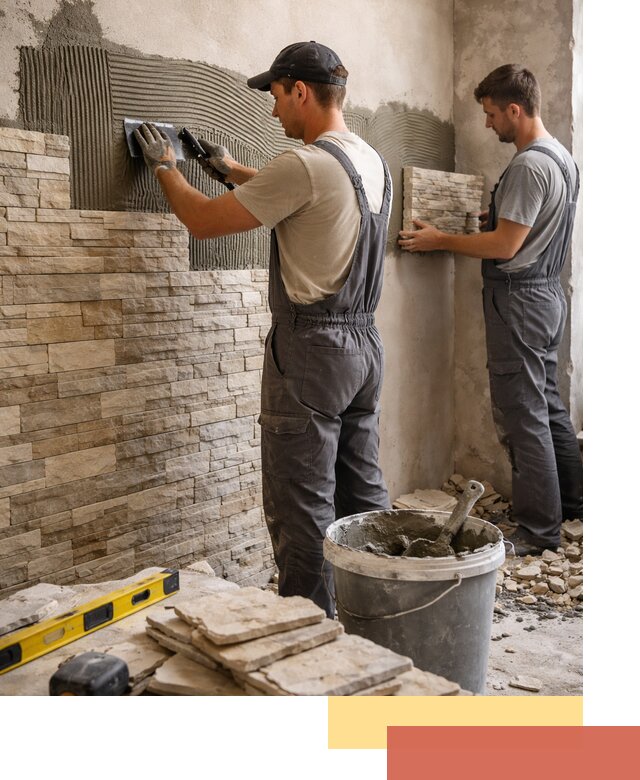 Монтаж искусственного камня в грозном — облицовка стен и фасадов