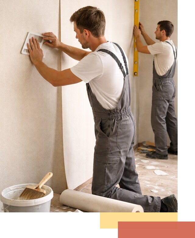 Поклейка бумажных обоев в грозном качественно и недорого