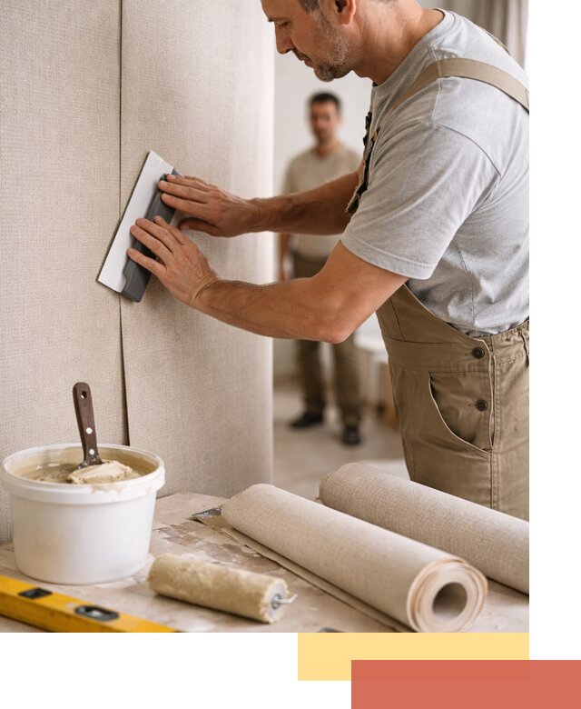 Поклейка текстильных обоев в грозном профессионально и аккуратно