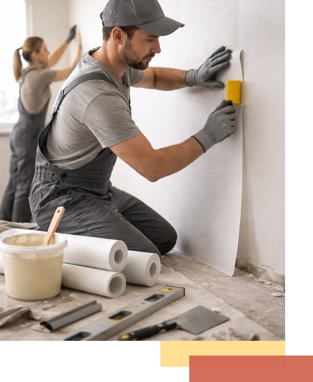 Поклейка стеклообоев профессионально в грозном