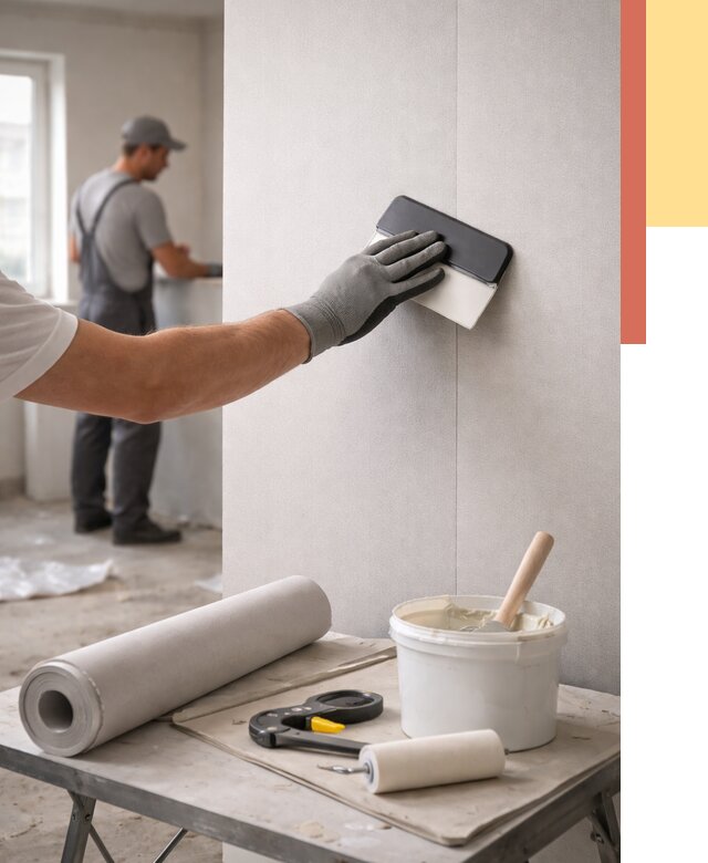 Поклейка обоев под покраску в грозном от 3591 руб. за м2 | ОТДЕЛОЧНИК-Грз