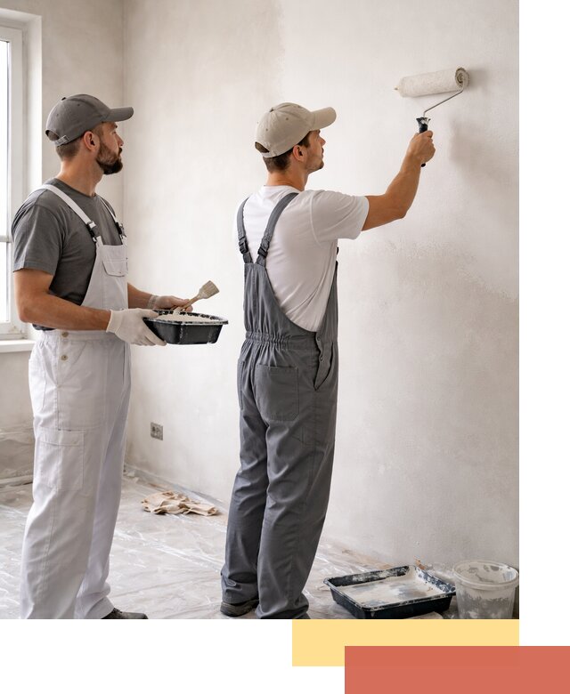 Покраска стен водоэмульсионной краской в грозном