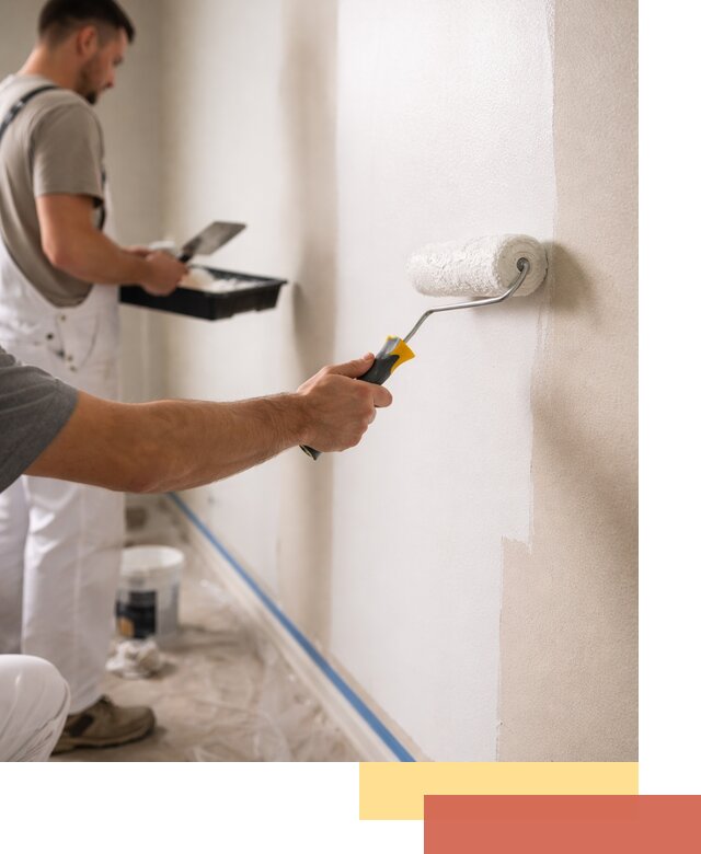 Покраска стен акриловой краской профессионально в грозном