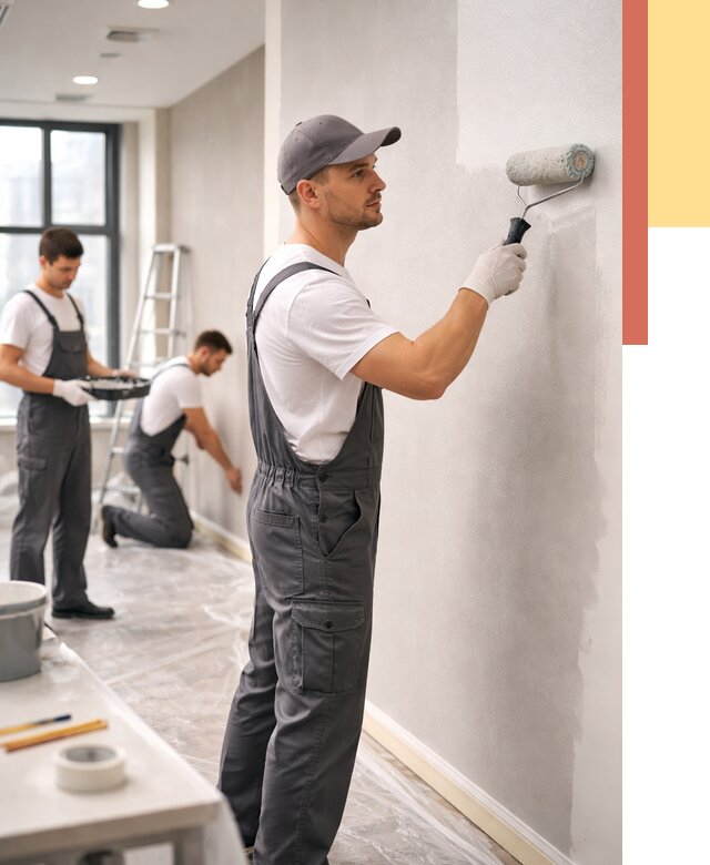 Покраска стен в офисе в грозном от 8722 руб. — быстро и недорого | ОТДЕЛОЧНИК-Грз