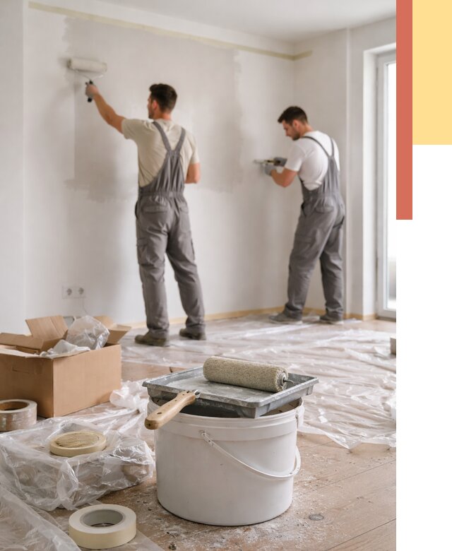 Покраска стен в квартире в грозном от 2565 руб/м2 — быстро и недорого | ОТДЕЛОЧНИК-Грз