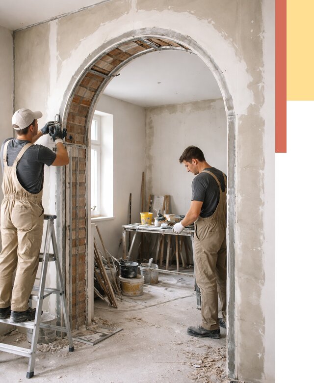 Устройство арочного проема в грозном от 9748 руб. под ключ — быстро и недорого | ОТДЕЛОЧНИК-Грз