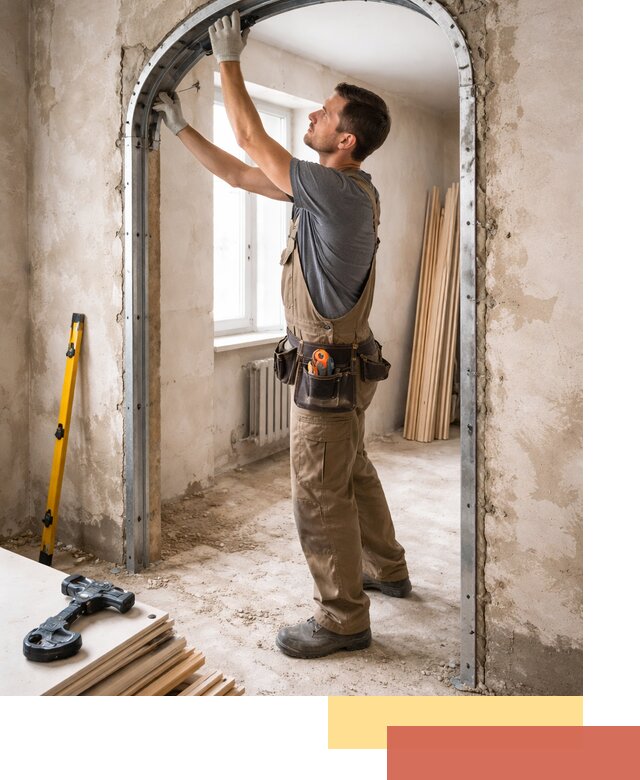 Устройство арочного проема в грозном под ключ