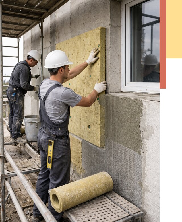 Утепление стен в грозном от 4412 руб. под ключ — быстро и недорого | ОТДЕЛОЧНИК-Грз