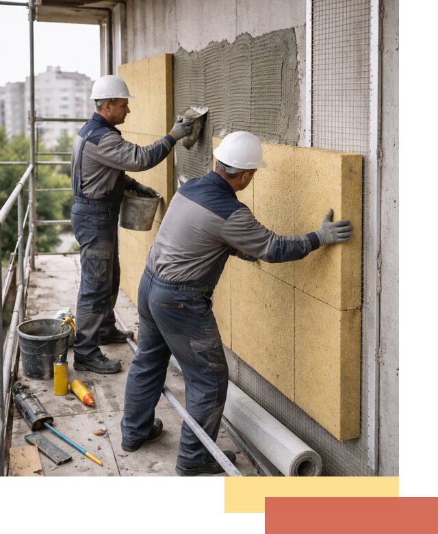 Утепление стен зданий и домов в грозном качественно и надежно