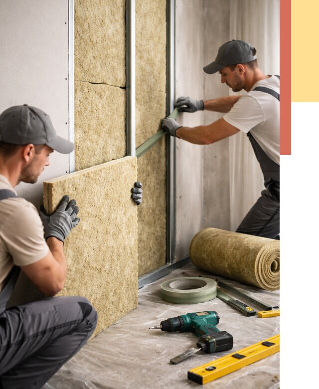 Шумоизоляция стен в грозном под ключ от 1898 руб. | ОТДЕЛОЧНИК-Грз