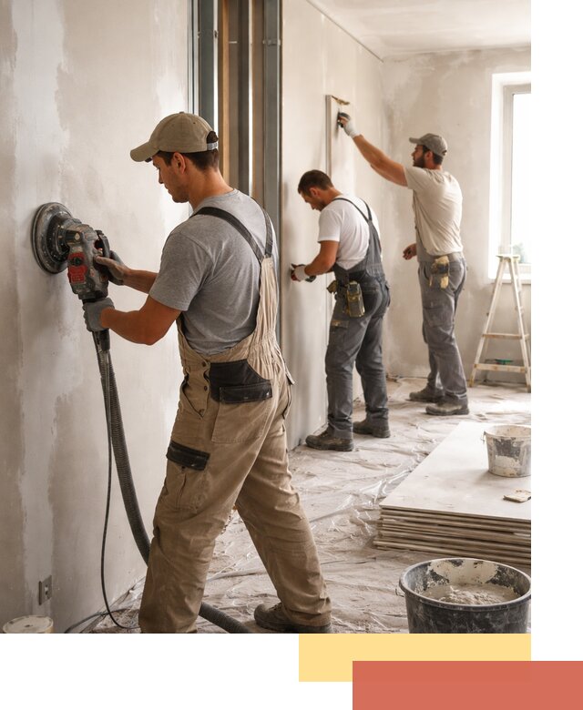 Профессиональная отделка стен в грозном качественно и в срок