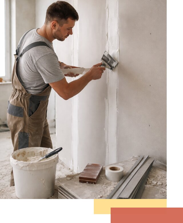 Шпаклевка перегородок из гипсокартона в грозном качественно и быстро