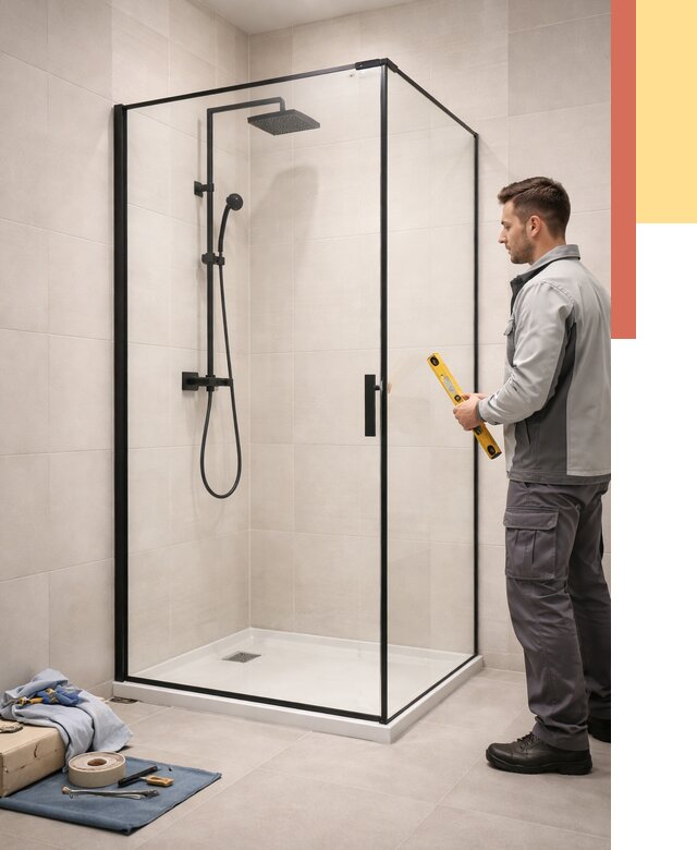 Стеклянные перегородки для душа в грозном от 12826 руб. | Монтаж под ключ — ОТДЕЛОЧНИК-Грз