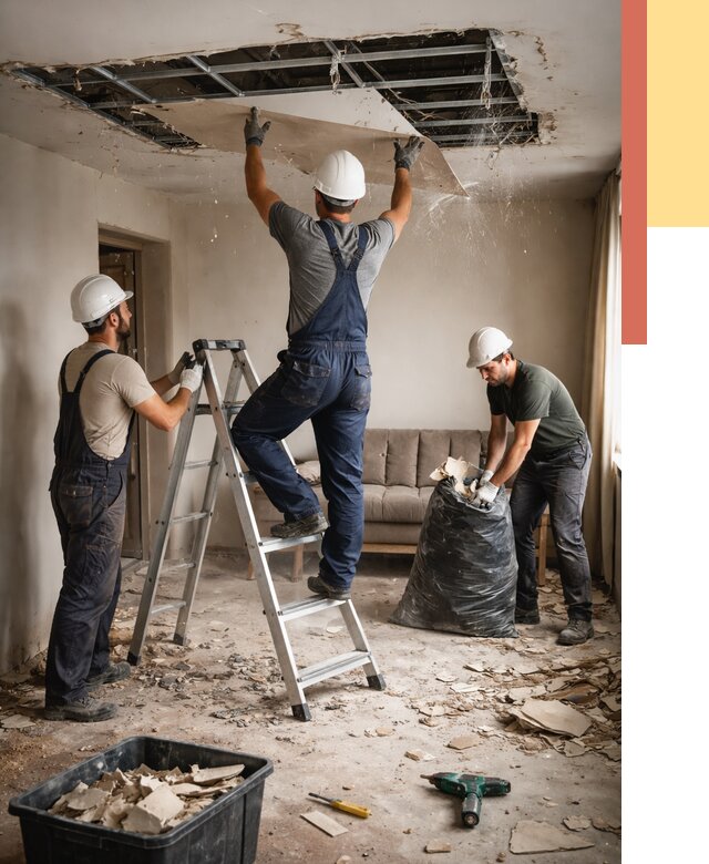 Демонтаж гипсокартонного потолка в грозном от 431 руб. за м2 — ОТДЕЛОЧНИК-Грз