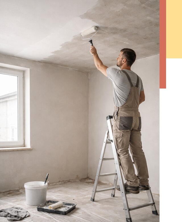 Грунтовка потолка в грозном от 2565 руб. — быстро и недорого | ОТДЕЛОЧНИК-Грз