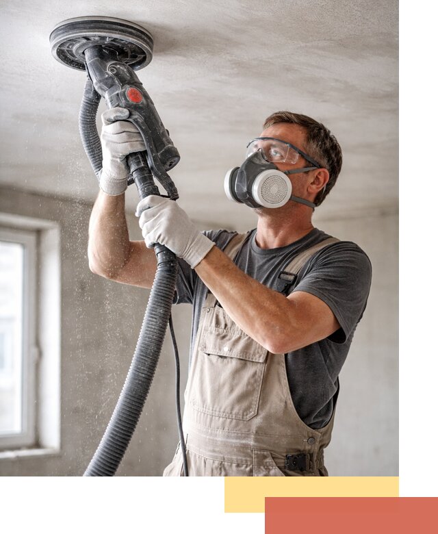 Шлифовка потолка в грозном — качественная подготовка под отделку