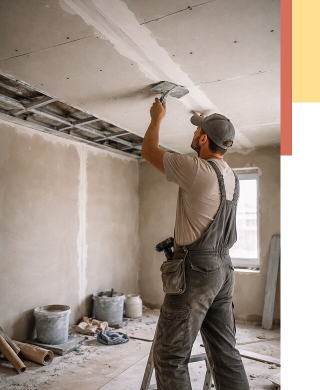 Ремонт потолка из гипсокартона в грозном от 667 руб./м² — быстро и недорого | ОТДЕЛОЧНИК-Грз