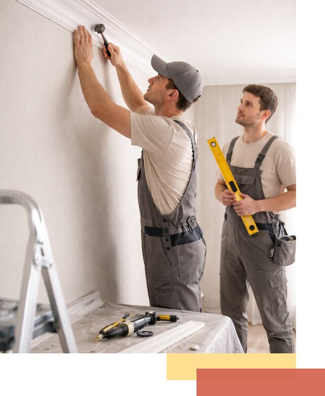 Монтаж потолочного плинтуса в грозном качественно и быстро