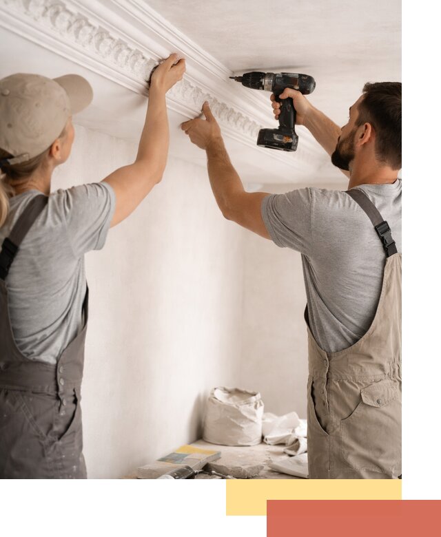 Профессиональный монтаж лепнины на потолок в грозном