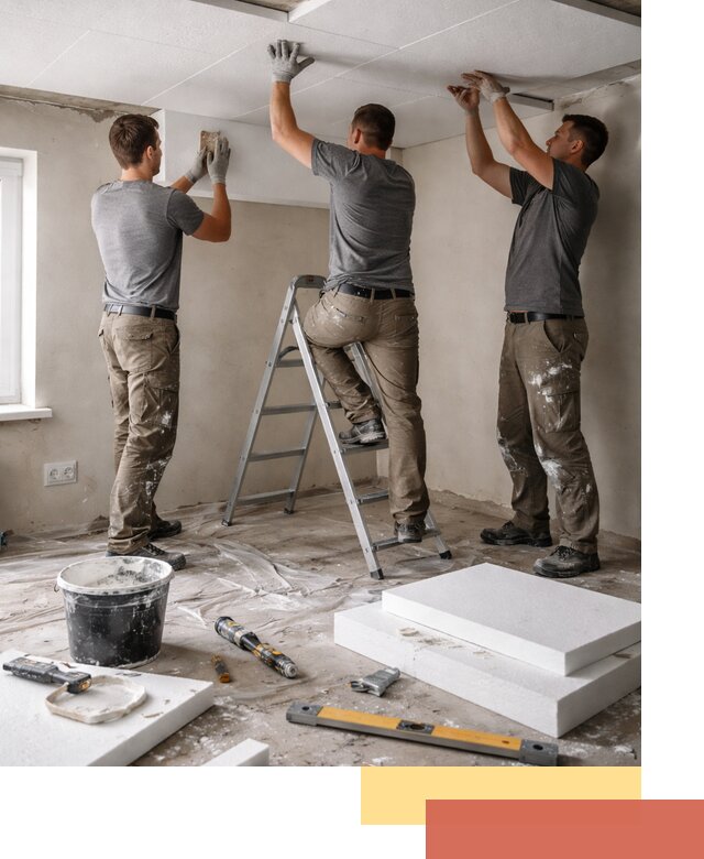 Утепление потолка пенопластом в грозном быстро и качественно