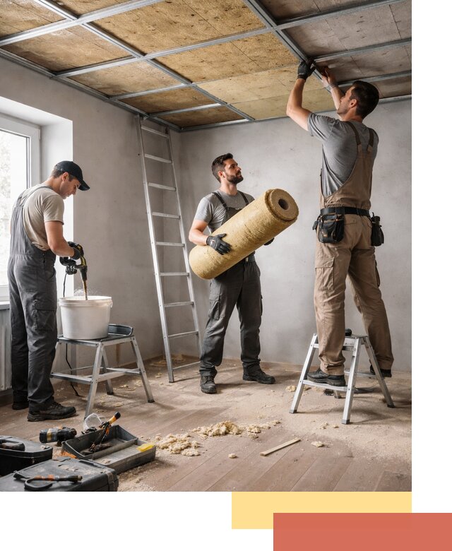 Шумоизоляция потолка в грозном: профессиональный монтаж и отделка